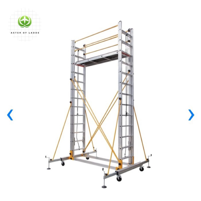 Tangga Scafolding Alumunium Krisbow 6.85 Meter Kokoh Stabil