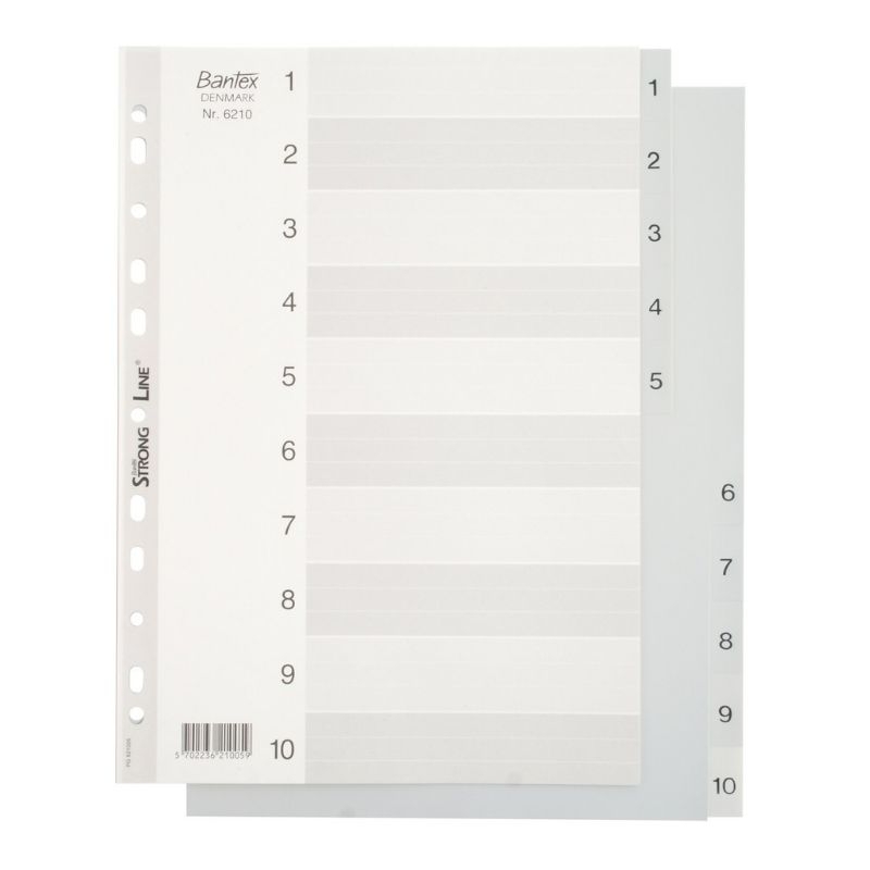

Divider Bantex 6210 Index 1-10 Plastik