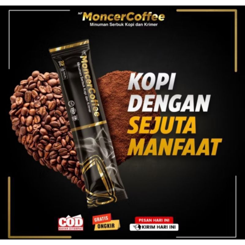 

NF MoncerCoffee Original Kopi Stamina Pria 1 Box Isi 8 Sachet