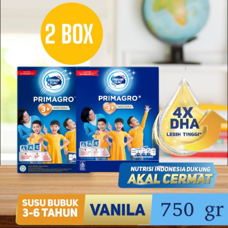 

FRISIAN FLAG PRIMAGRO 3+ VANILLA 750 gr -2 BOX