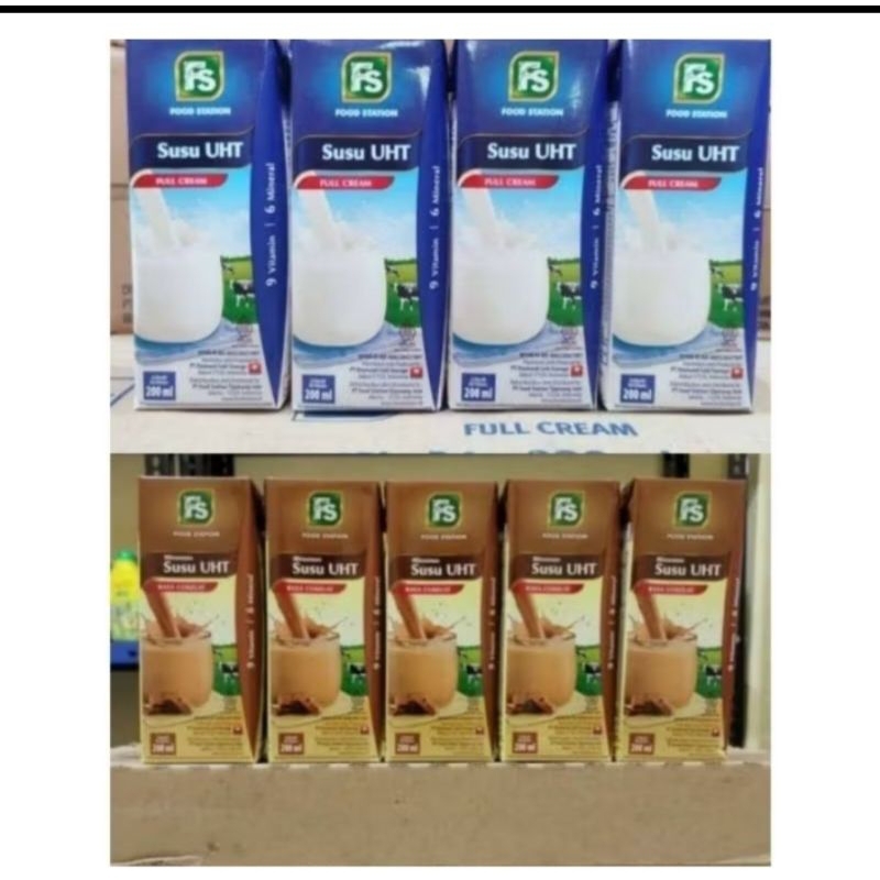 

SUSU UHT FS FOOD STATION 200ML - 1 DUS ISI 24PCS