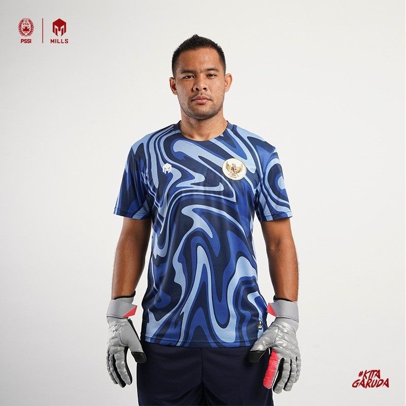 Jersey bola / timnas indonesia pi / kiper away original mills 2020