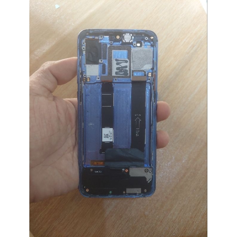 Xiaomi Mi 9 Lcd ori copotan + pakai anti gores