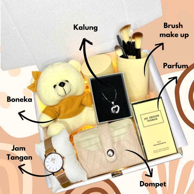 HAMPERS CEWEK KADO CEWEK GIFTBOX CEWEK KADO WISUDA HADIAH ANNIVERSARY KADO ANNIVERSARY