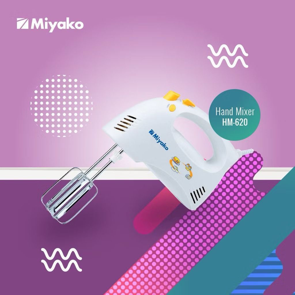 Hand Mixer Miyako/ Mixer Miyako Stand + Mangkuk