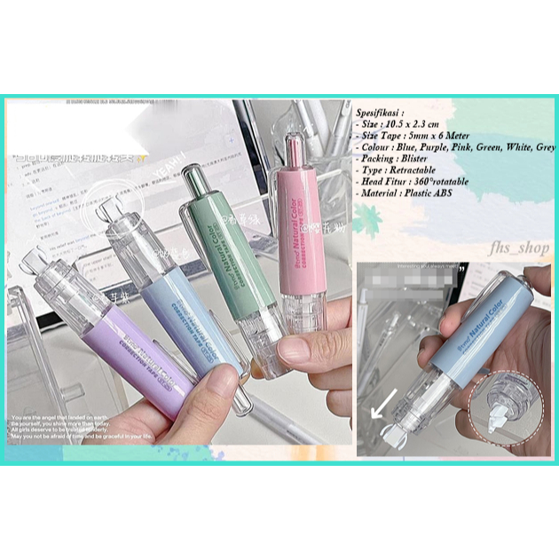 

Correction Tape Lucu Pita Koreksi Tipe X Pita Tape Correction Aesthetic Corecction Tape Cetek 6 M