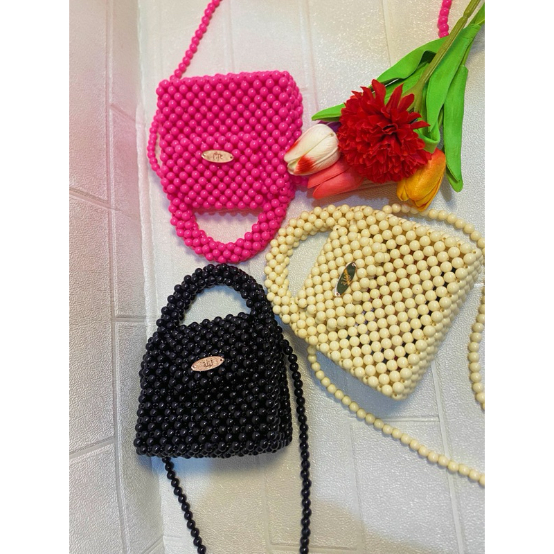 Tas Manik Manik Mutiara Bead Bag Tas Mote