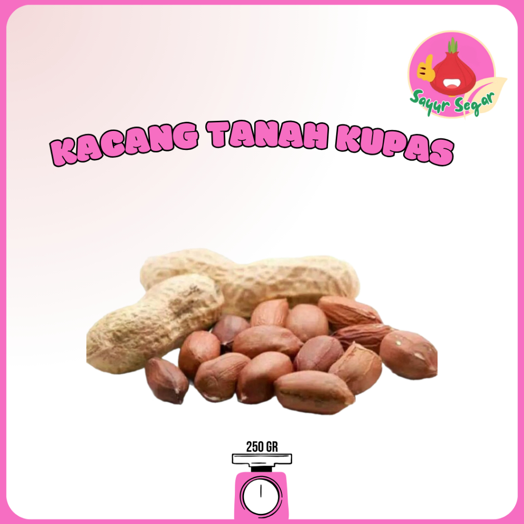 

Sayur Segar - Kacang Tanah Kupas/Peeled Peanut 250 gr