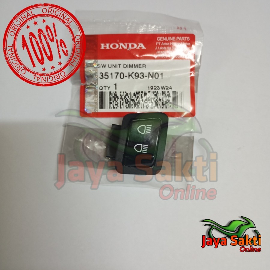 SAKLAR TOMBOL DIM JAUH DEKAT BEAT NEW 2020 DELUXE ASLI HONDA