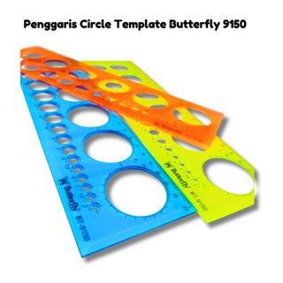 

Penggaris Circle Template Butterfly 9150