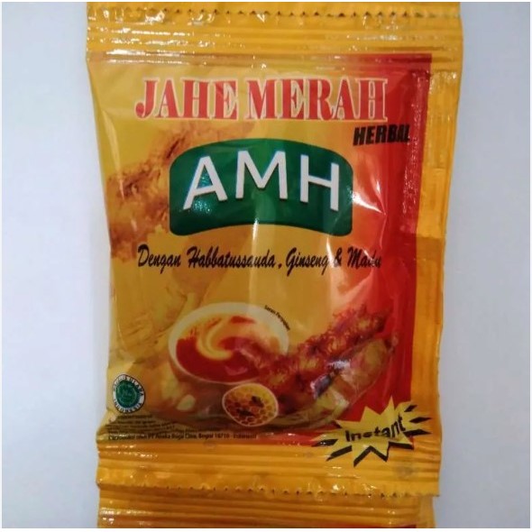 

Jahe Merah AMH Super 1 renceng isi 10 sachet