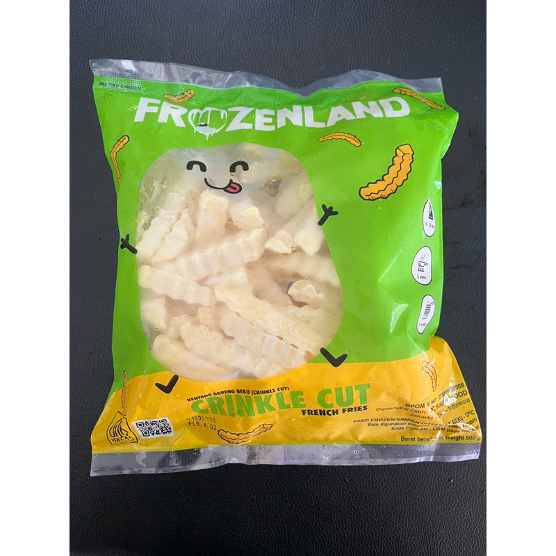 

Kentang Frozenland Crinkle 500gram