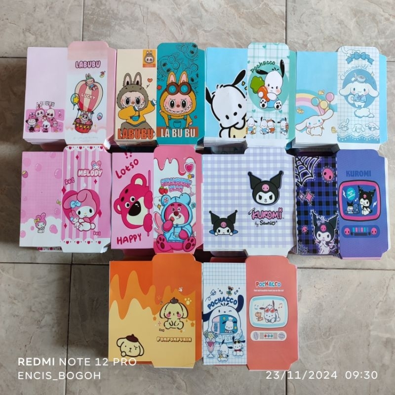 

1000 LEMBAR LABUBU KUROMI JUMBO - AMPLOP LEBARAN SANRIO