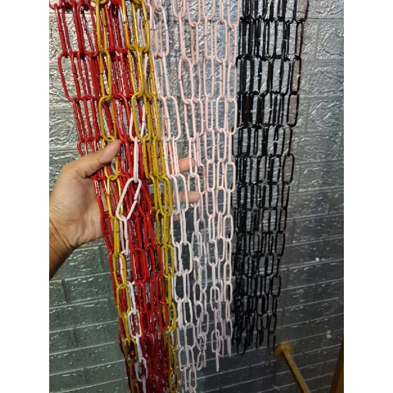 Gantungan baju rantai besi/ Rantai plastik / gantungan baju / rantai / gantungan besi murah // gantu