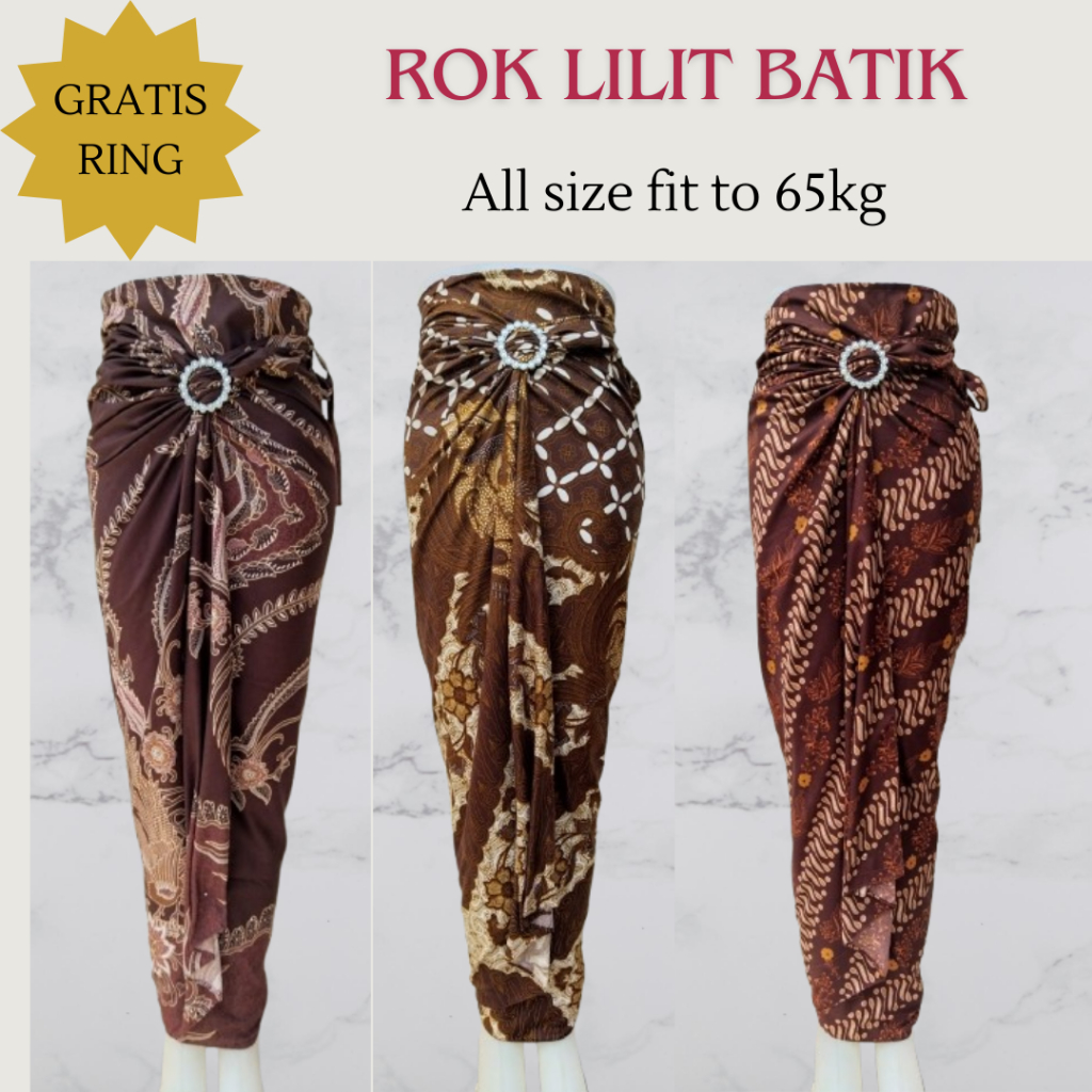 COD Lilit Batik Modern Rok Lilit Kondangan Rok Lilit Batik Rok Lilit Wanita Dewasa Rok Lilit Anak Mu