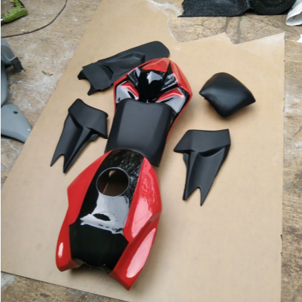 Cover Tangki + Body Belakang PNP Yamaha Byson Karbu Model Ninja 250FI