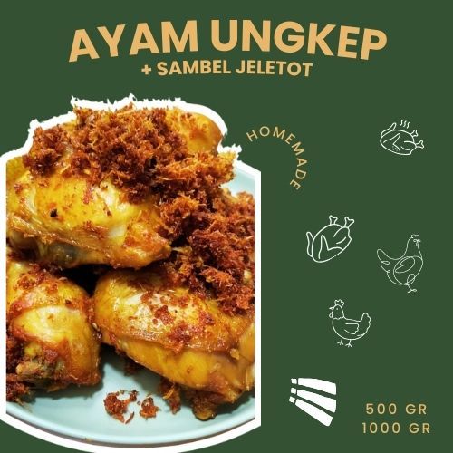 

Pawon Kayu - Ayam Ungkep Frozen Siap Goreng + Sambal Jeletot (VAKUM) 500gr/1kg