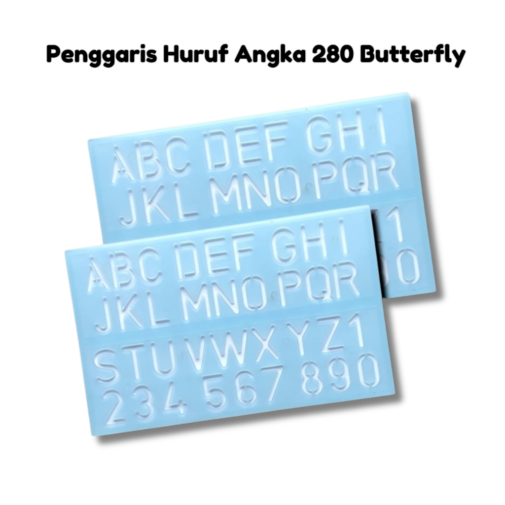 

Penggaris Huruf Angka 280 Butterfly