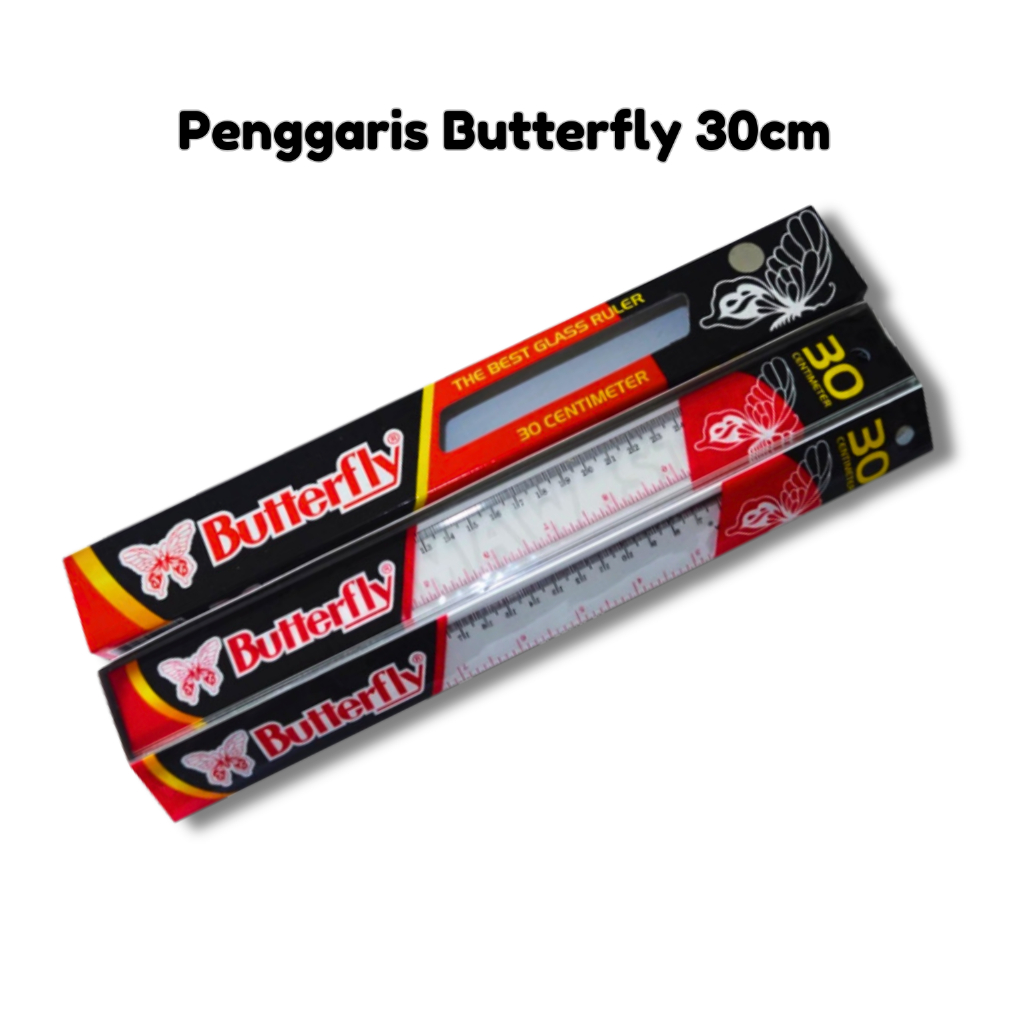 

Penggaris Butterflly 30