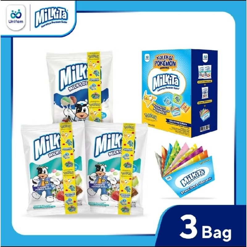 

LIMITED EDITION MILKITA #JAGONYA PERMEN FUN PACK (GRATIS ALBUM)