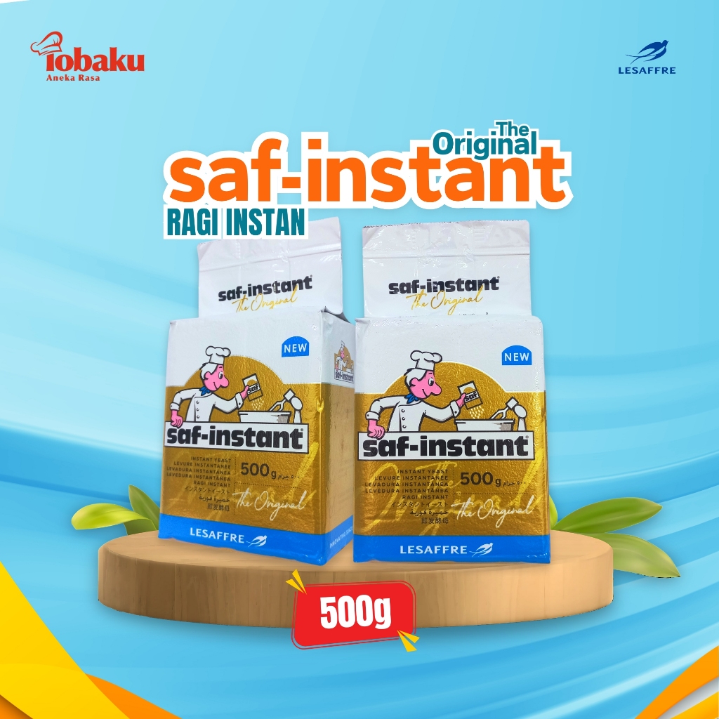 

SAF INSTANT GOLD Dry Yeast, Ragi Kering Instant 500g _