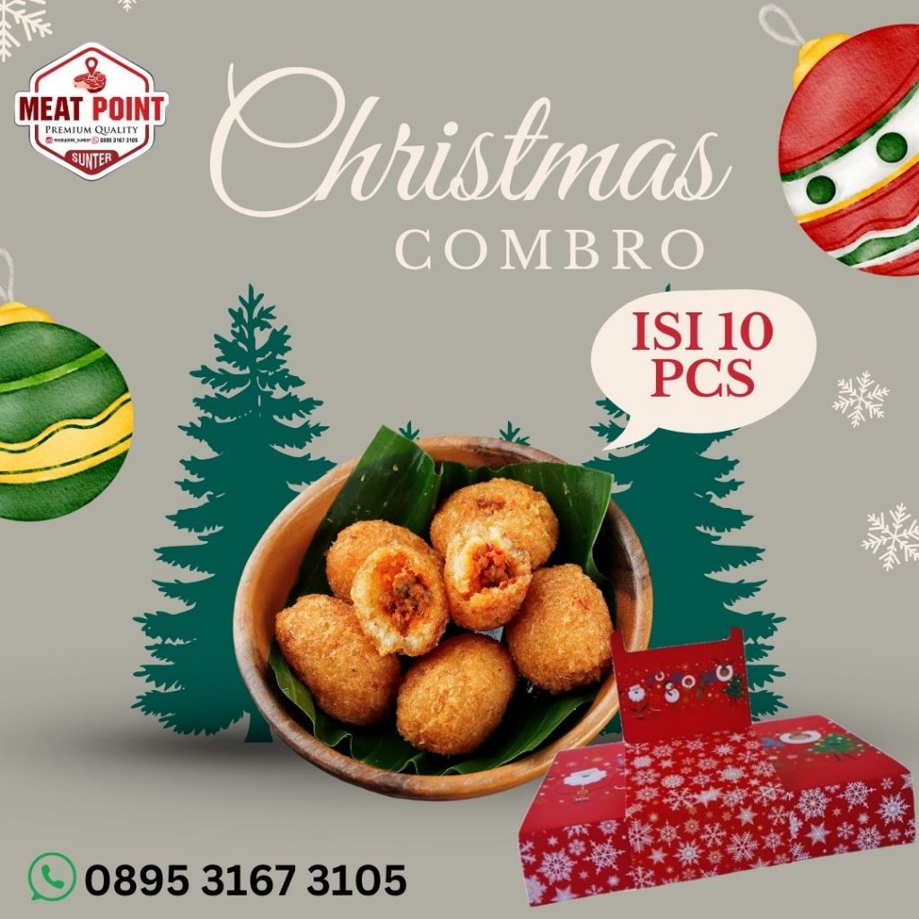 

Paket Xmas - Combro 10 pcs Termasuk Box dan Kartu Ucapan