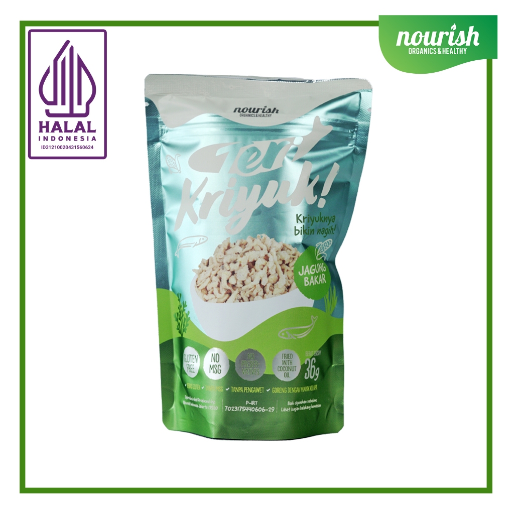 

Nourish Teri Kriyuk! Gluten-Free Tanpa MSG - Jagung Bakar 36 gr
