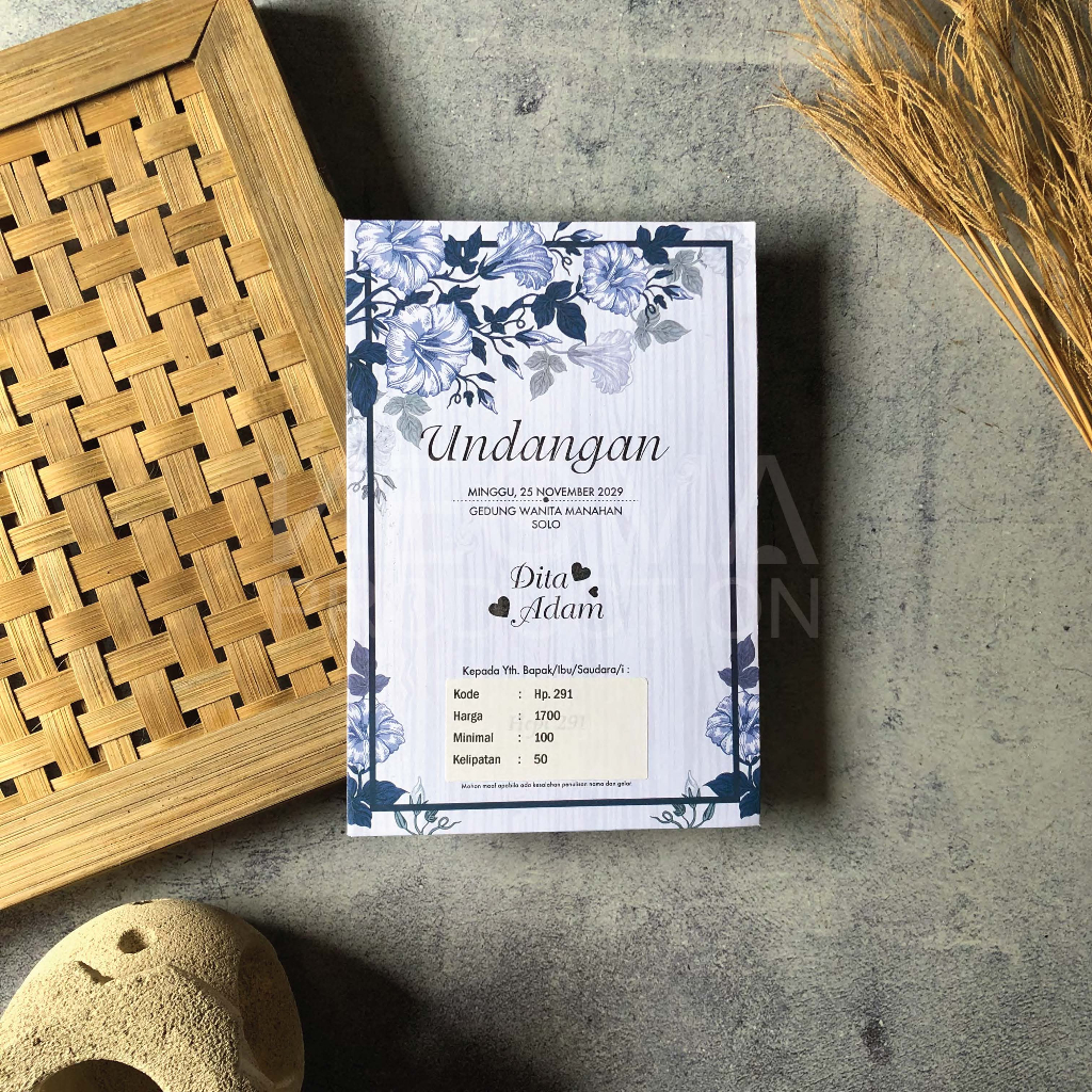 

Undangan Nikah Hp 291 Murah Simpel Modern