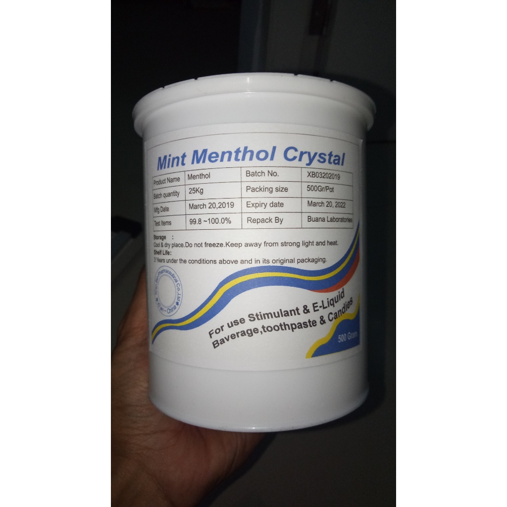Menthol Crystal | Menthol kristal | Menthol 1Kg | Menthol Food grade | Menthol Extra Pure | Menthol 