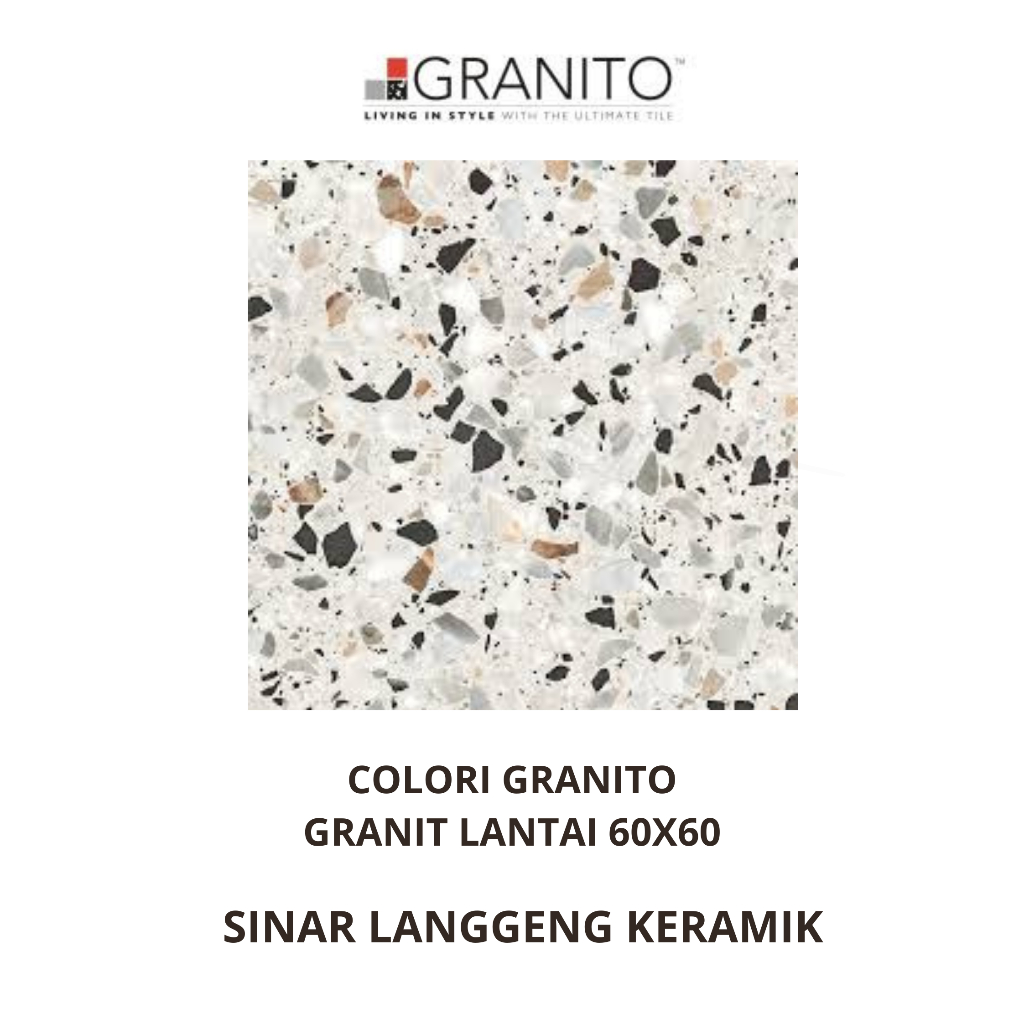 COLORI GRANITO 60X60 GRANIT LANTAI UNTUK RUANG TAMU, TERAS RUMAH, KAMAR MANDI KARAM TIDUR ATAU DAPUR