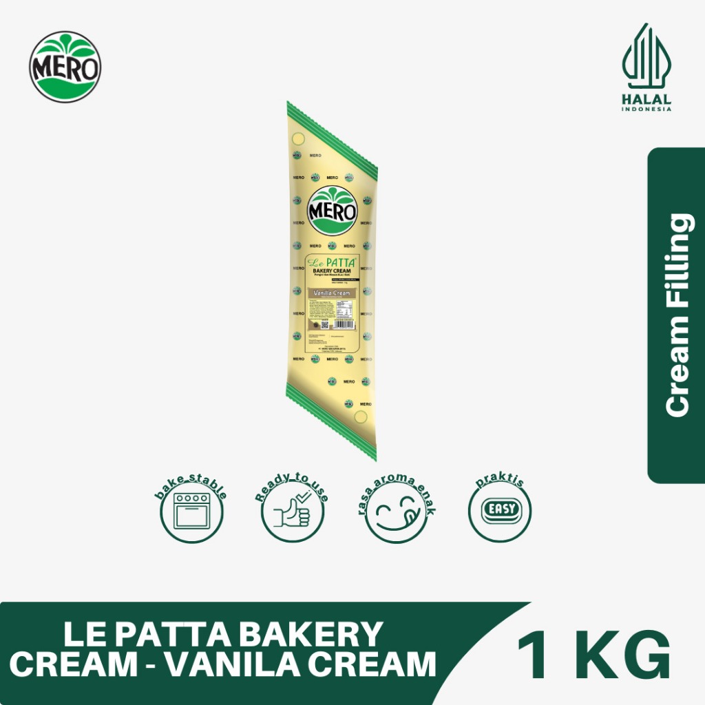 

Bakery Cream Lepatta Mero Vanilla Cream 1kg