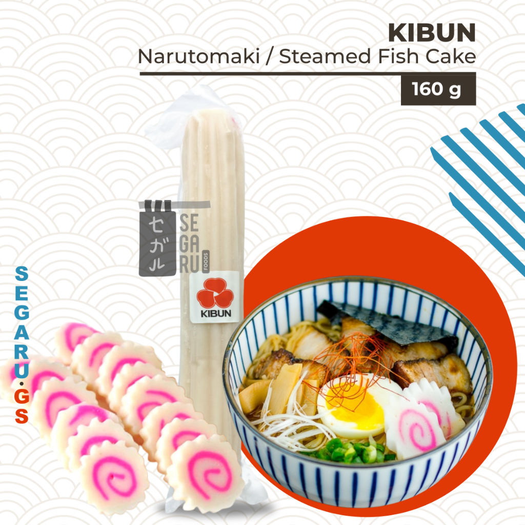 

Kibun Narutomaki | Fish Cake Jepang Halal | Topping Ramen Udon 160 gr