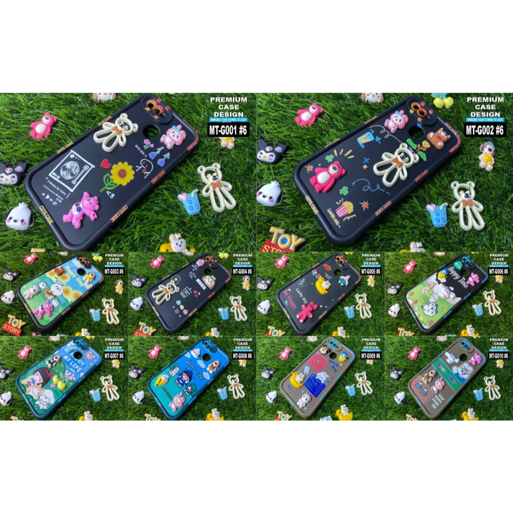 VIVO V5+/ S1/ S1 Pro/ Z1 Pro CASE MOTIF GAMBAR 3D TIMBUL KODE MT G001-G010 (JAYA ACC)