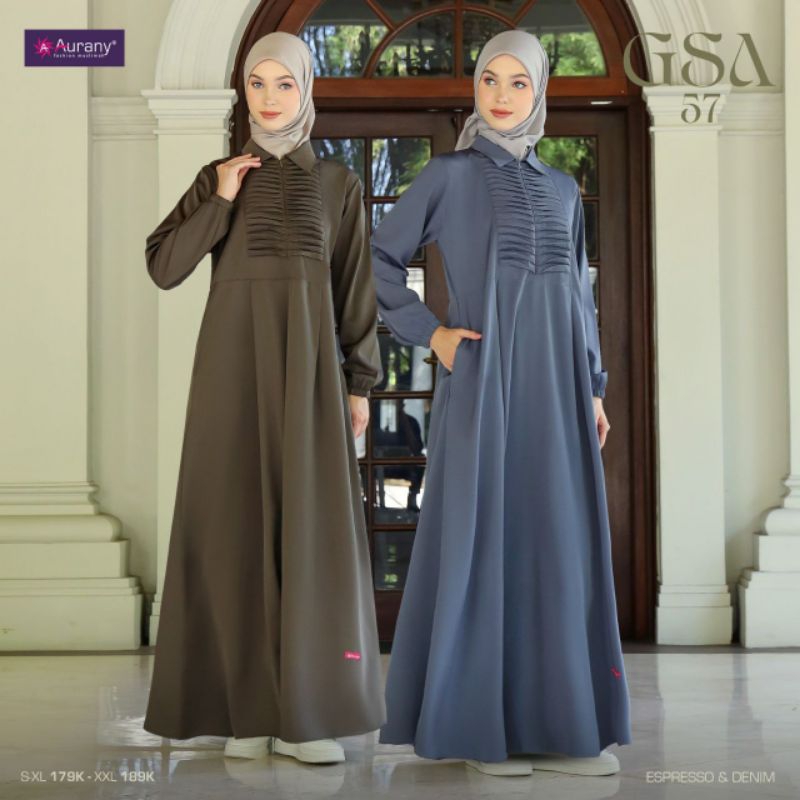 AURANI GSA-57 GAMIS JUMBO GAMIS SYARI GAMIS TERBARU