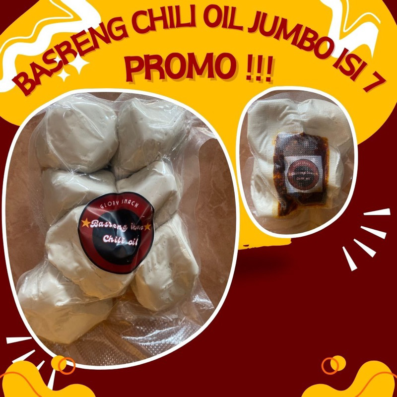 

PROMO!!!Basreng chili oil JUMBO isi 7