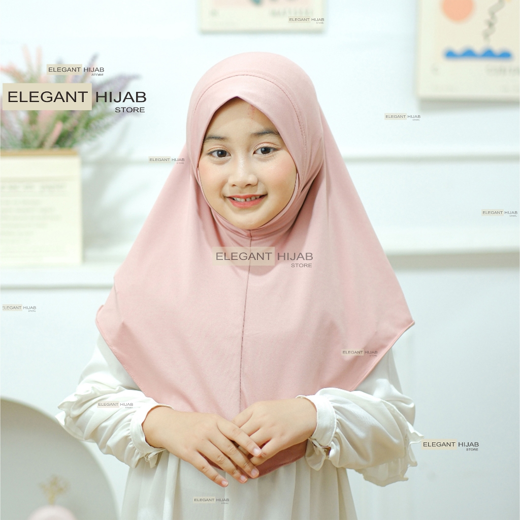 OFFICIAL HIJAB MALAY DAGU ANAK 4-7TH / JILBAB ANAK DAGU MALAYSIA JERSEY / BERGO ANAK DAGU MALAY