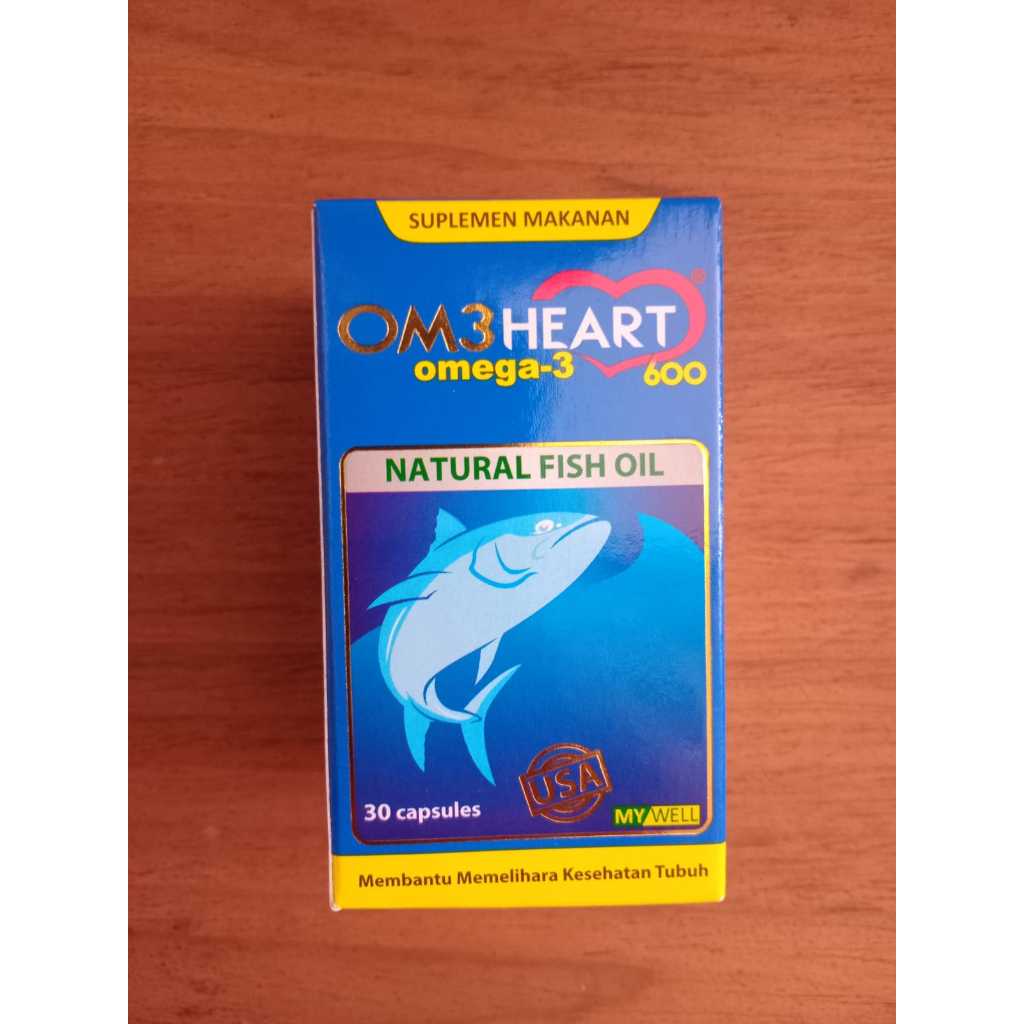 Om3heart / Omeheart omega 3 isi 30 kapsul