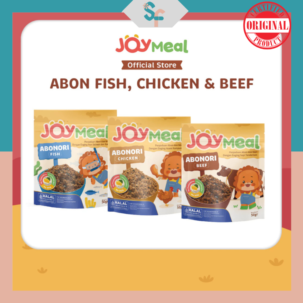 

JOYMEAL ABONORI Chicken - Beef - Fish 50gr | ABON MPASI