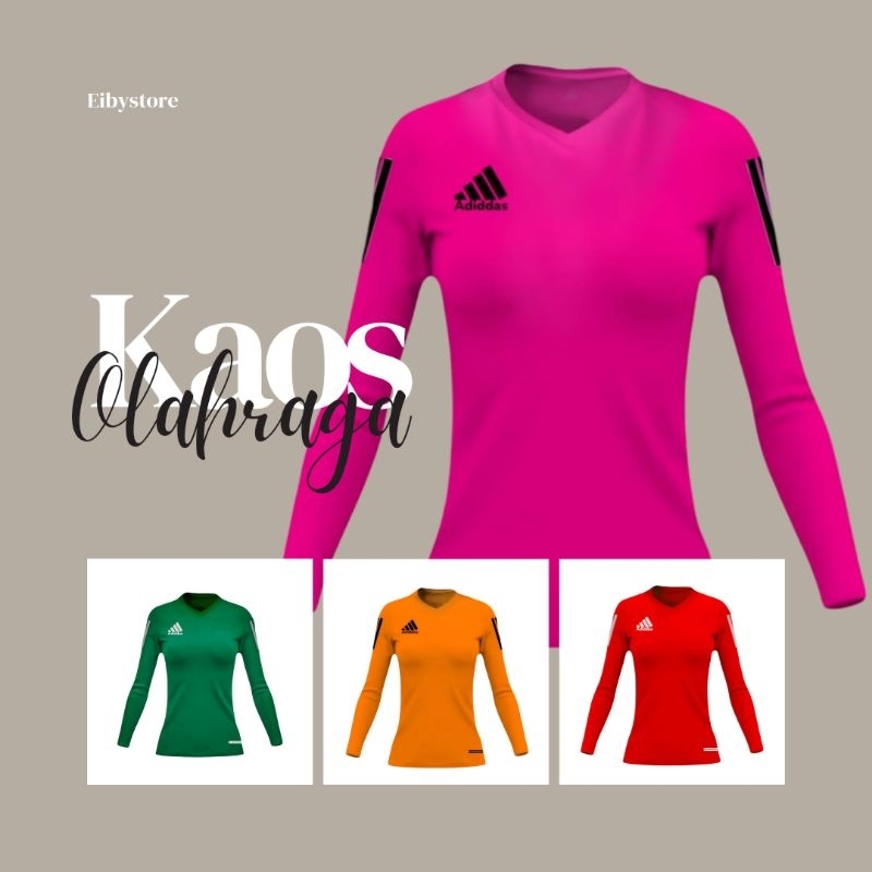 Kaos Senam,Olahraga,Gym,Aerobic,Lengan Panjang, Kaos Wanita