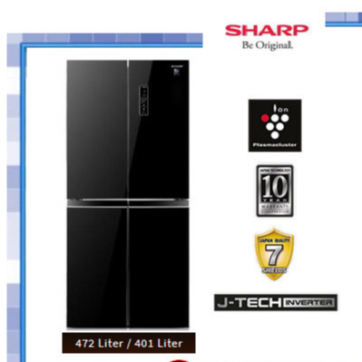 SHARP KULKAS SJ-IF51PG-BK