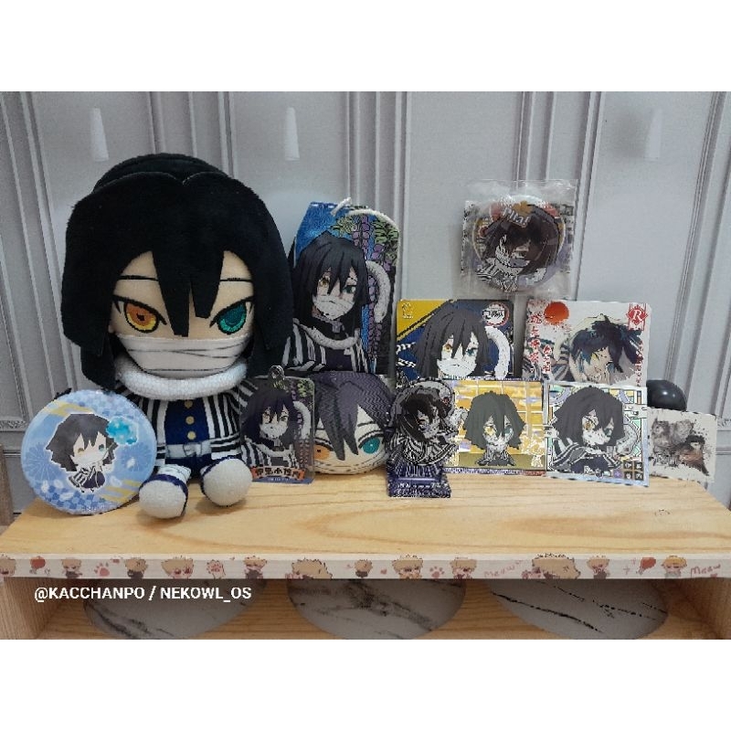 AAB Obanai Iguro KNY Official Merchandise Kimetsu No Yaiba Merch Demon Slayer DS Boneka Plush Bulir 