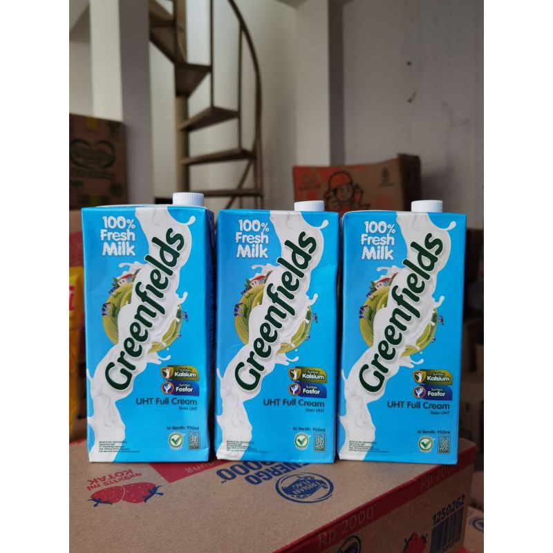 

SUSU GREENFIELDS 100% FRESH MILK 1 LITER