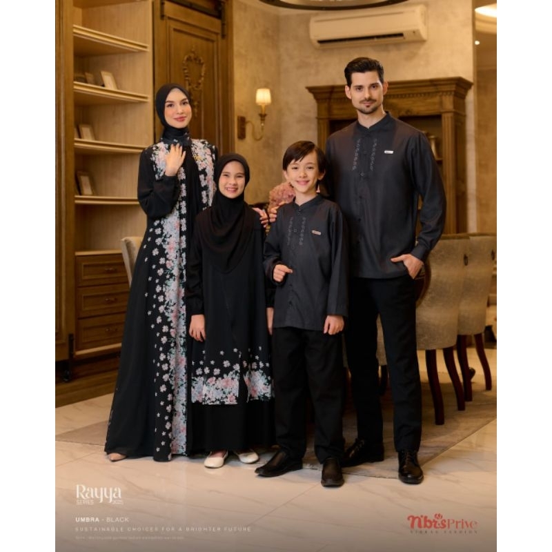 (OPEN PO) RAYYA FAMILY SET UMBRA BLACK