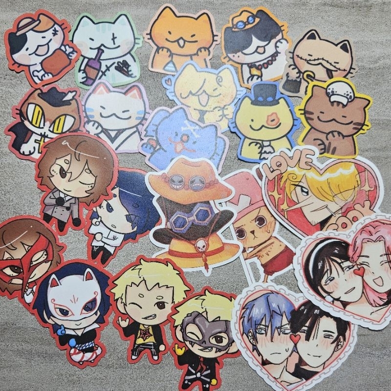 

CF19 Aftersale Stickers - One Piece, Persona 5, Persona 5