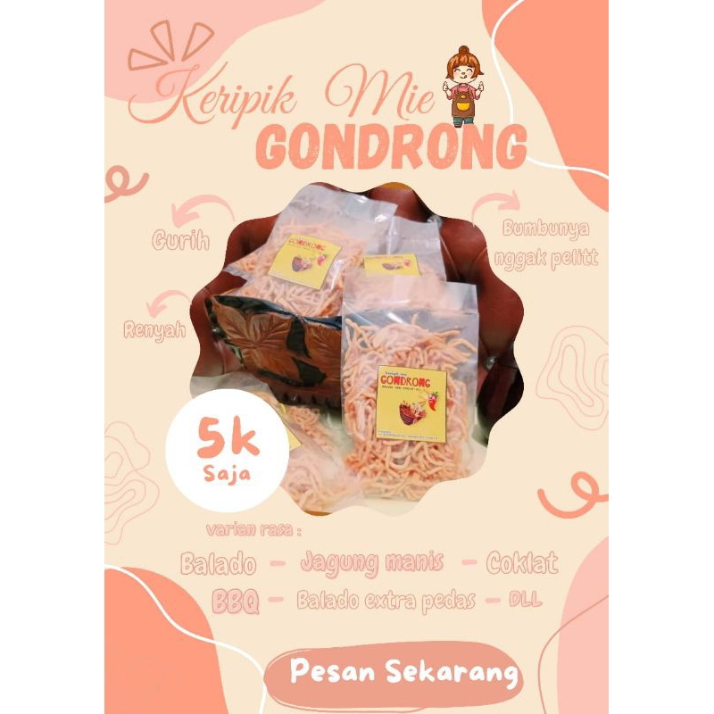 

Keripik Mie "Gondrong
