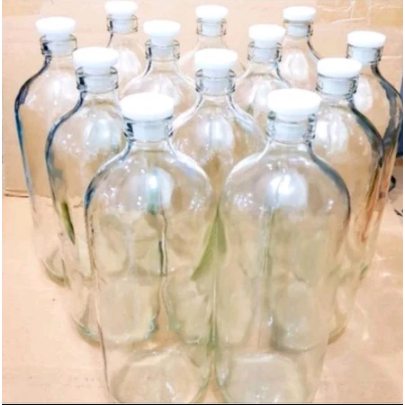 Botol kaca bensin/botol jamu 1000ml/1L