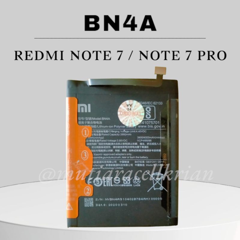 BATERAI BN4A / REDMI NOTE 7 / REDMI NOTE 7 PRO