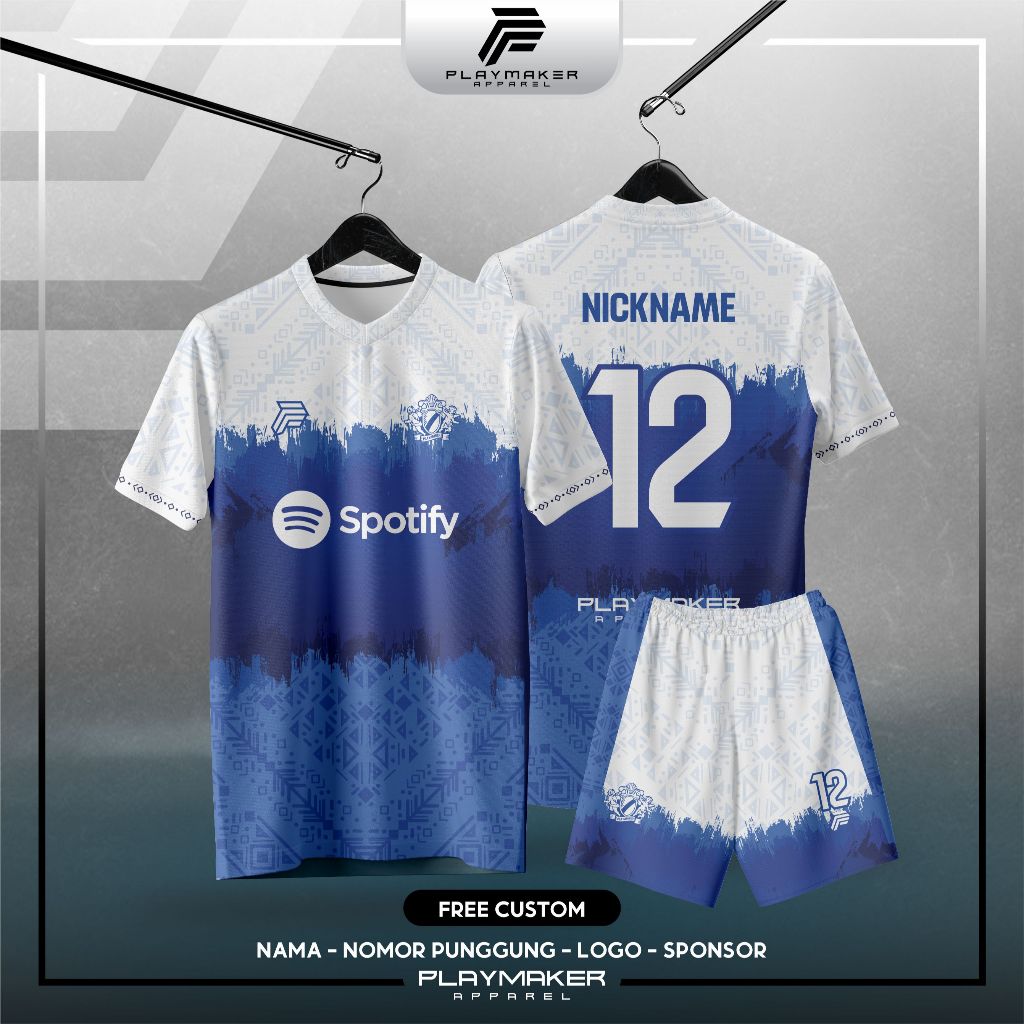 Jersey Futsal Full Printing Bebas Custom Design (BISA SATUAN)
