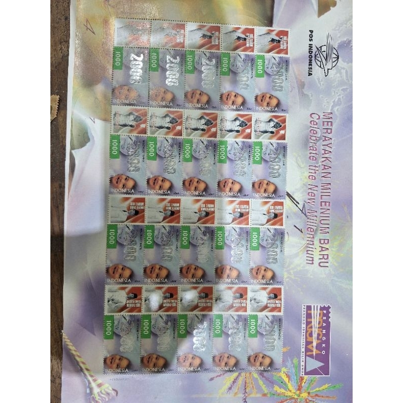 

perangko seri menyambut milenial fullsheet