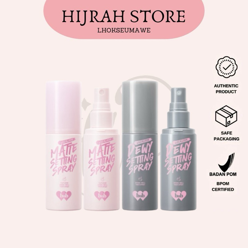 HIJRAH STORE barenbliss setting spray dewy & matte